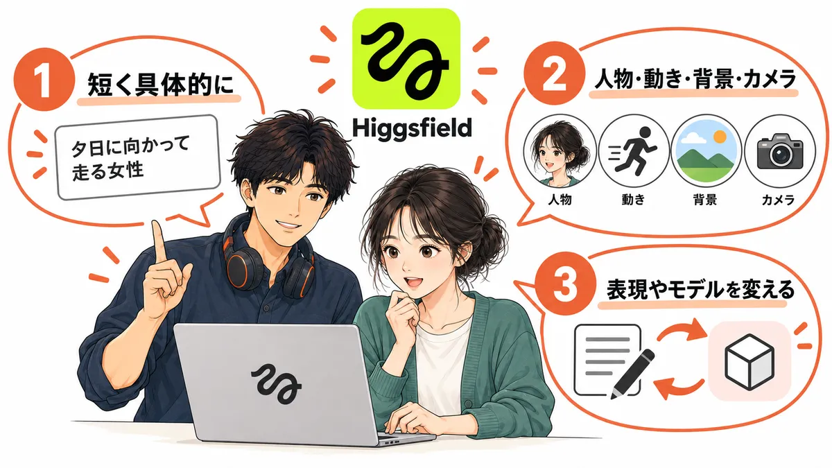 Higgsfieldを日本語で使うときの3つのコツ
