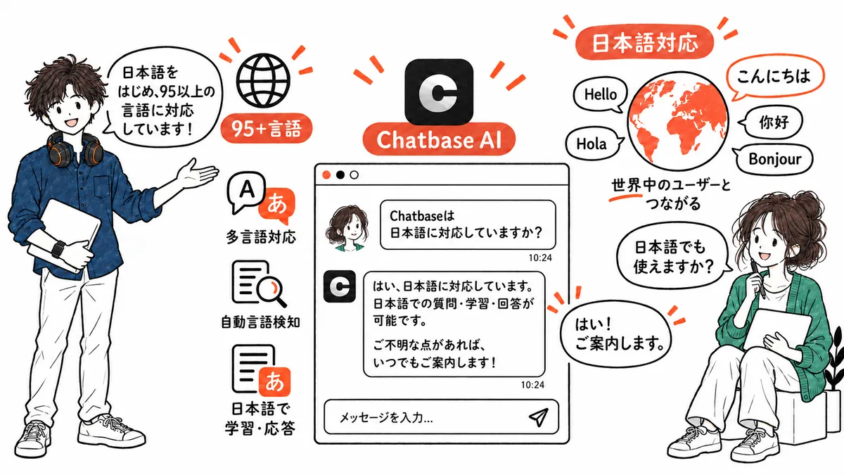 Chatbaseの日本語対応状況
